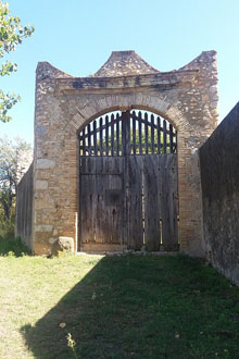 Porta de carruatges del mas de Dalt