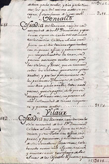 Estado de las cofradías, hermandades y congregaciones correspondientes a Gerona, junto con los pueblos de su partido remitido por José Ignacio de Castellví, alcalde mayor. 1771