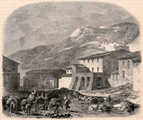 Vista de La Jonquera. Ca. 1820