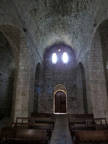 Interior del monestir del Sant Sepulcre de Palera