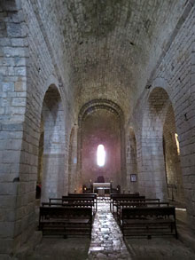 Interior del monestir del Sant Sepulcre de Palera