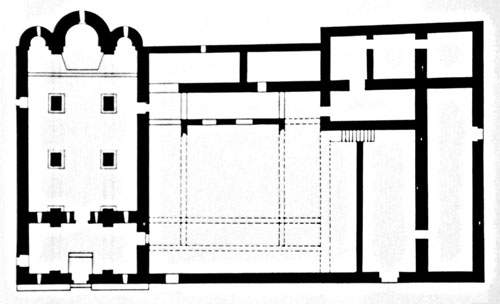 Planta de la canònica del Sant Sepulcre de Palera