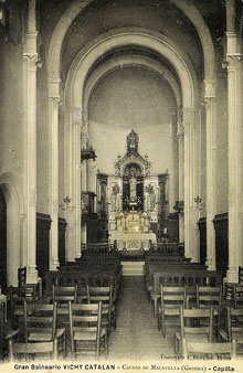 Capella del balneari Vichy Catal&aacute;n. 1900-1930