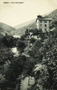 Villa Montalegre a Ribes de Freser, Ca. 1900