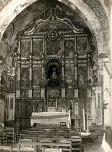 Retaule major del santuari dels Arcs. 1930