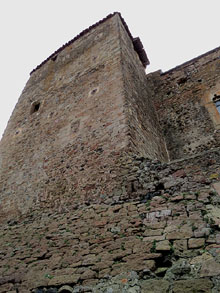 El castell de Santa Pau